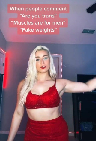 1. Sweetie Alexandria Knight in Red Bra