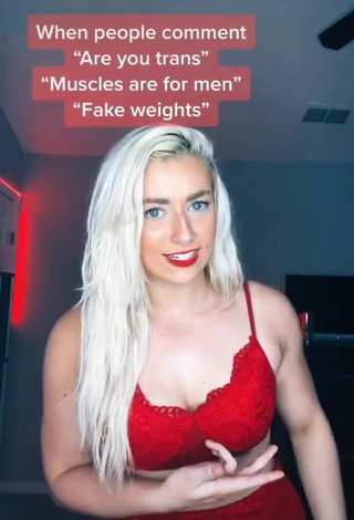 3. Sweetie Alexandria Knight in Red Bra