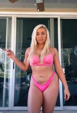 1. Amazing Alexandria Knight in Hot Pink Lingerie