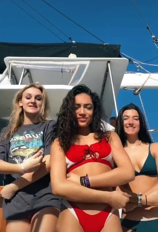 3. Sweet Avani Gregg in Cute Bikini on a Boat