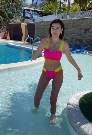 Beautiful Luisa María Restrepo in Sexy Bikini at the Swimming Pool