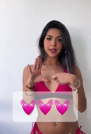 Amazing Adriana Carballo in Hot Pink Bikini