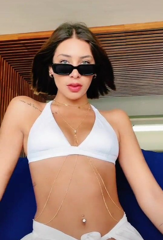 1. Alexia García in Seductive White Bikini