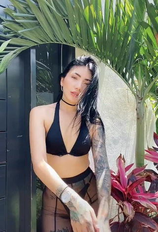 Hot Nicole Amado in Black Bikini