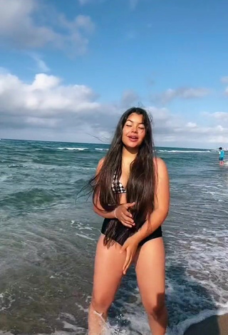 Irresistible Annie Vega in Bikini at the Beach