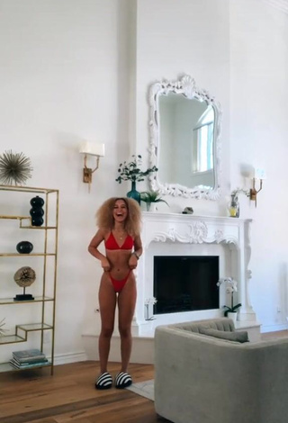 1. Sexy Devyn Winkler in Red Bikini