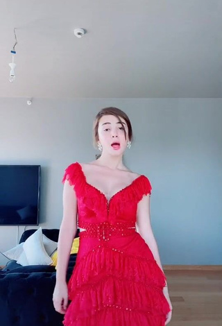 1. Erotic Ece in Red Dress