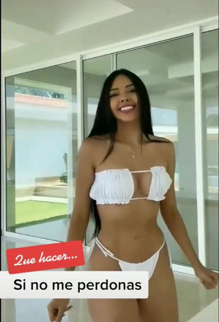 1. Franjomar in Nice White Bikini