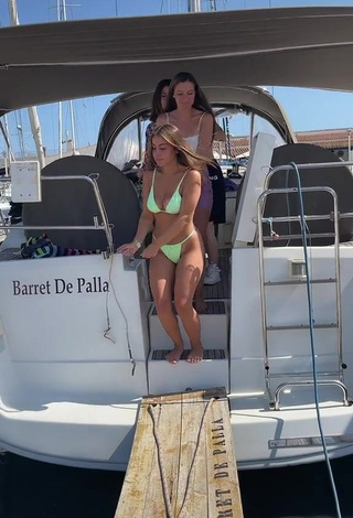 Seductive Isabelli Brunelli in Bikini on a Boat