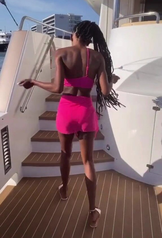 3. Erotic Lala Milan in Firefly Rose Swimsuit on a Boat