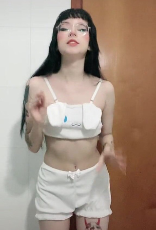 1. Erotic Luh Setra in White Crop Top