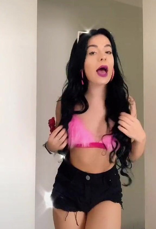 3. Erotic Nicks Vieira in Pink Bra