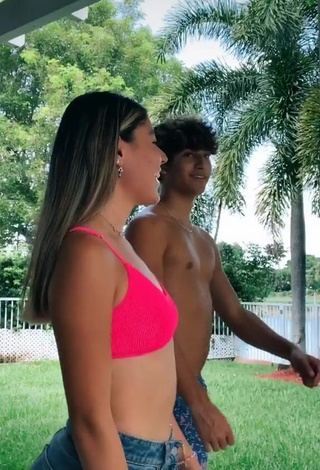 3. Erotic Sabrina Quesada in Pink Bikini Top