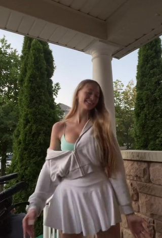 Erotic Sophia Diamond in White Skirt