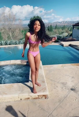 1. Cute Teala Dunn Shows Butt at the Swimming Pool