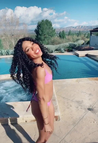 3. Cute Teala Dunn Shows Butt at the Swimming Pool