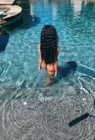 1. Wonderful Teala Dunn Shows Butt at the Pool