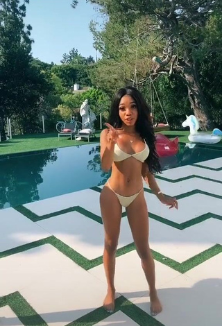 1. Lovely Teala Dunn Shows Butt at the Pool