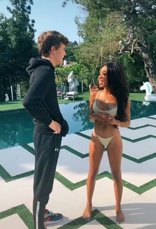 3. Lovely Teala Dunn Shows Butt at the Pool