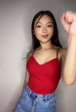 3. Erotic Angelic Sakura in Red Top