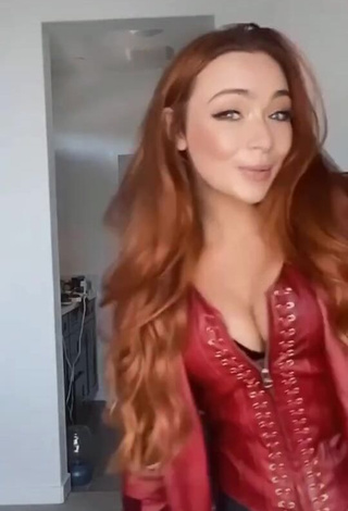 1. Fine Caitlin Christine Shows Cleavage and Bouncing Boobs