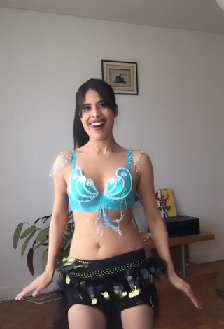 Irresistible XENA in Turquoise Bikini Top while doing Belly Dance