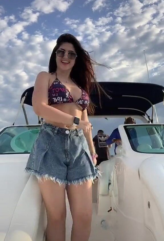 2. Erotic Le Azevedo in Bikini Top on a Boat