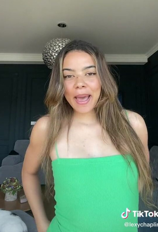 3. Erotic Lexy Chaplin in Green Top