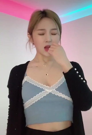 1. Erotic Nayeonk96 in Blue Crop Top