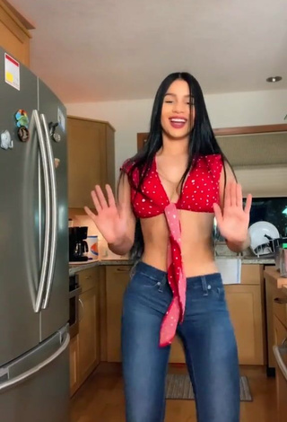 Sweetie Barbara Ramirez in Red Crop Top