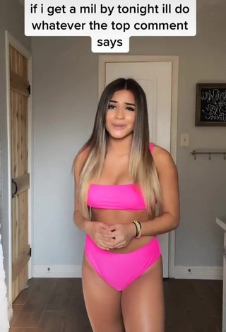 Erotic Camryn Cordova Shows Cleavage in Firefly Rose Bikini and Bouncing Boobs