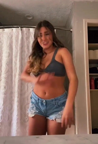 3. Hottie Camryn Cordova Shows Cleavage in Grey Bikini Top and Bouncing Breasts