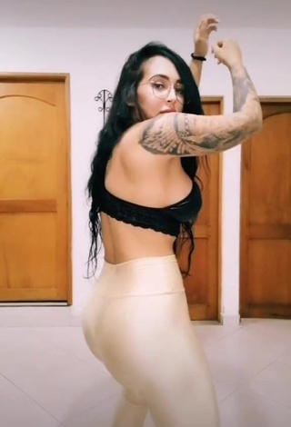 1. Cute Eve Herrera in White Leggings