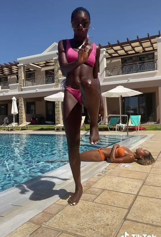 Erotic Oluwanifewa Agunbiade in Bikini at the Pool