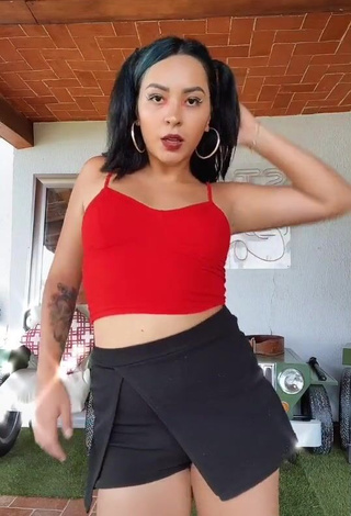 2. Sexy Karen Bustillos in Red Crop Top