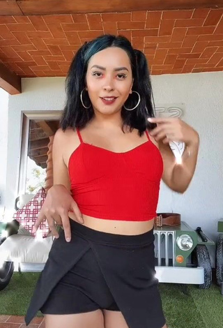 3. Sexy Karen Bustillos in Red Crop Top