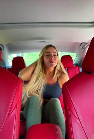 3. Captivating Makayla Weaver Shows Butt in a Car