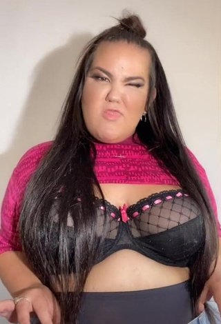 2. Erotic Netta Barzilai in Black Bra