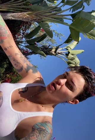 1. Erotic Ruby Rose in White Top