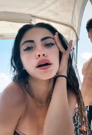 Sensual Valeria Arguelles in Bikini on a Boat