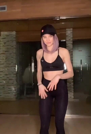 3. Beautiful Zava_ly Shows Butt while doing Fitness Exercises