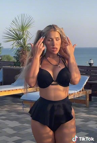 3. Hot MIRAVI in Black Bikini