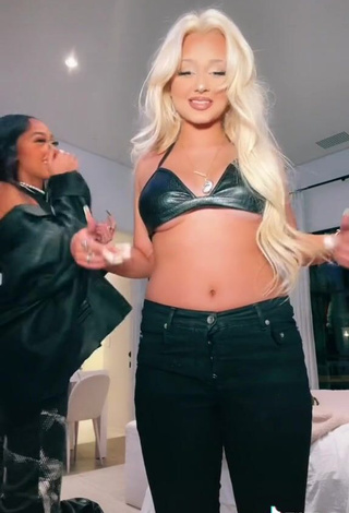 3. Sweet Alabama Barker in Cute Black Bra (Underboob)