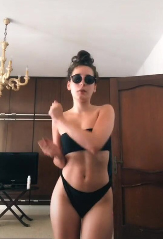 3. Erotic apolline_guer in Black Bikini