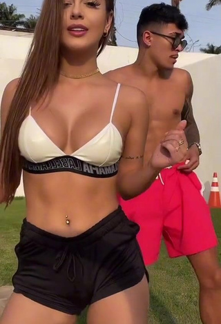 1. Fine Bianca Jesuino Shows Cleavage in Sweet Sport Bra