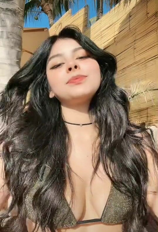 1. Sweetie Aylin Criss in Olive Bikini Top