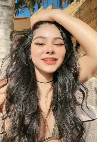 Sweetie Aylin Criss in Olive Bikini Top