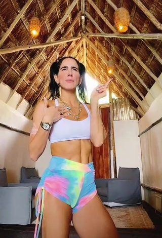 Erotic Bárbara de Regil in White Sport Bra