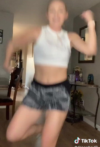 Sweetie Bailey McManus in White Crop Top while doing Dance