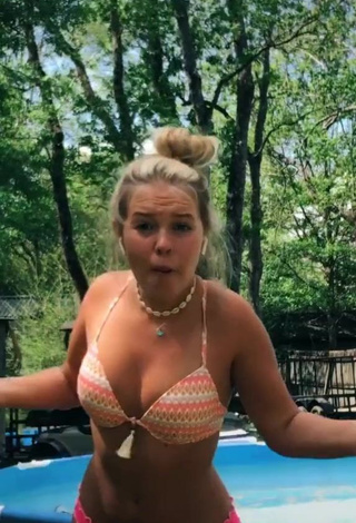 1. Sweetie Emily Diane Shows Cleavage in Bikini